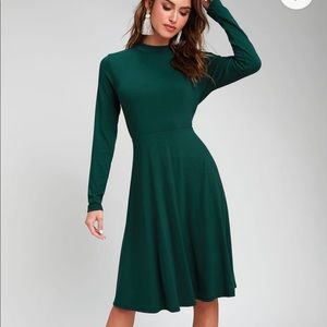 NWT Lulu’s midi skater dress